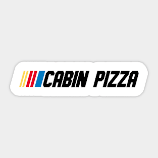 Cabin Pizza Racing Sticker